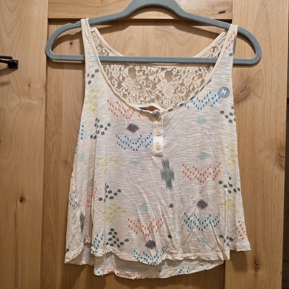 Kirra Tops - 2000's Vintage PacSun Kirra Lace Back Crop Top coquette indie festival